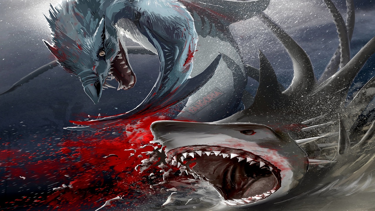 Показать картинки sharktopus and whalewolf из фильма sharktopus vs whalewolf 2015 года